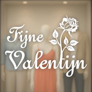 Fijne Valentijn met roos