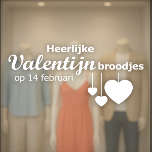 Valentijnbroodjes op 14 febr