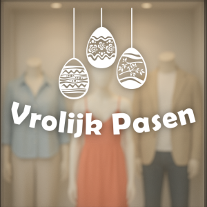 Paaseieren aan koordje