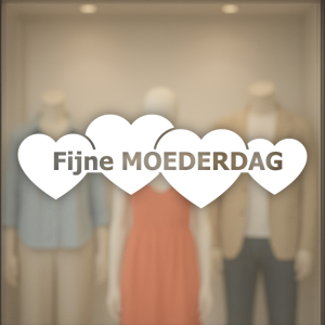 Fijne Moederdag in 4 hartjes