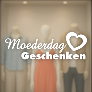 Moederdag geschenken en hartje
