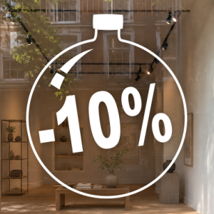 Kerstbal -10% doorzichtig