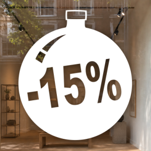 Kerstbal -15%