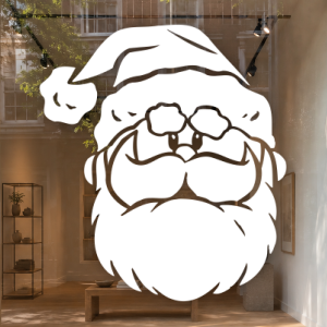 Kerstman hoofd