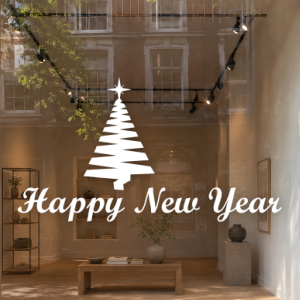 Kerstboom Happy New Year