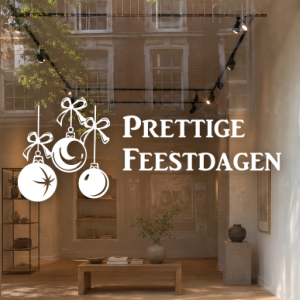 Prettige feestdagen kerstballen