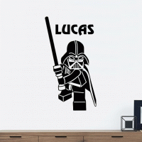 Darth Vader Lego + uw naam