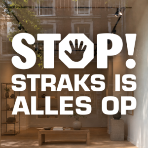 Stop straks alles op