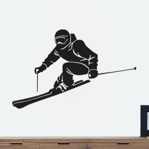 Wintersport skien