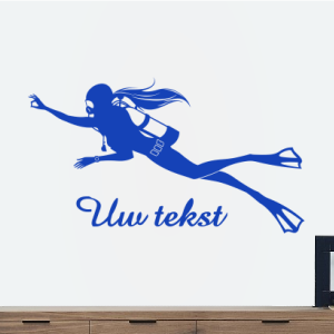 Duikster + eigen tekst