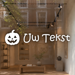 Halloween pomoen met eigen tekst