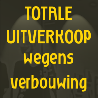 Totale uitverkoop wegens verbouwing