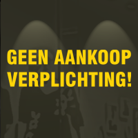 Sticker Geen aankoopverplichting