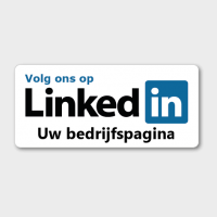 volg ons op LinkedIn met eigen tekst