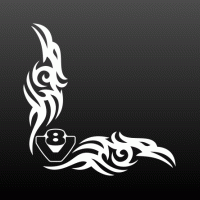 Tribals met V8 logo
