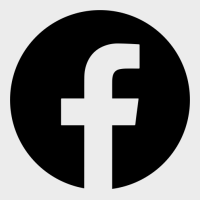 Sticker Rond Facebook logo uitgesneden Rond Facebook logo uitgesneden