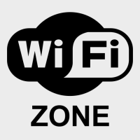 WiFi zone uitgesneden